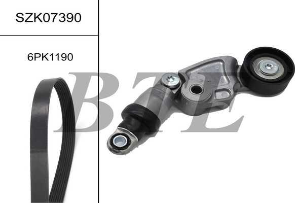 BTE SZK07390 - Set curea transmisie cu caneluri aaoparts.ro