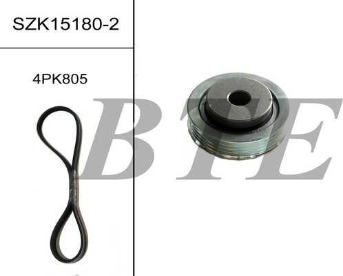 BTE SZK15180-2 - Set curea transmisie cu caneluri aaoparts.ro