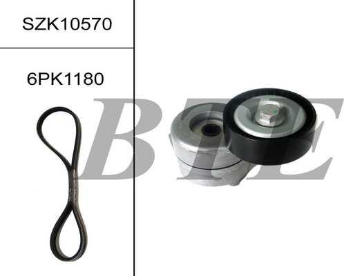 BTE SZK10570 - Set curea transmisie cu caneluri aaoparts.ro