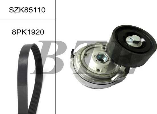 BTE SZK85110 - Set curea transmisie cu caneluri aaoparts.ro
