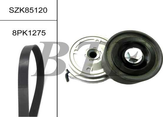 BTE SZK85120 - Set curea transmisie cu caneluri aaoparts.ro