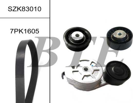 BTE SZK83010 - Set curea transmisie cu caneluri aaoparts.ro
