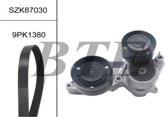 BTE SZK87030 - Set curea transmisie cu caneluri aaoparts.ro