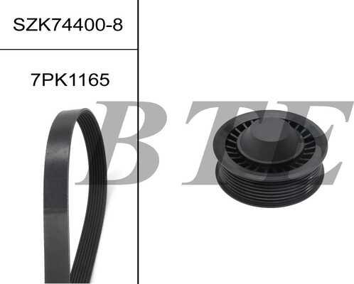 BTE SZK74400-8 - Set curea transmisie cu caneluri aaoparts.ro