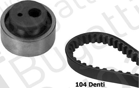 BUGATTI BKCD0107 - Set curea de distributie aaoparts.ro
