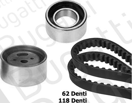 BUGATTI BKCD0117 - Set curea de distributie aaoparts.ro