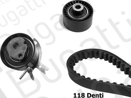 BUGATTI BKCD0331 - Set curea de distributie aaoparts.ro
