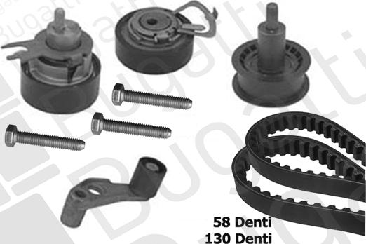 BUGATTI BKCD0289 - Set curea de distributie aaoparts.ro