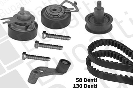 BUGATTI BKCD0288 - Set curea de distributie aaoparts.ro
