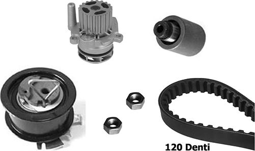 BUGATTI KBU10380C - Set pompa apa + curea dintata aaoparts.ro