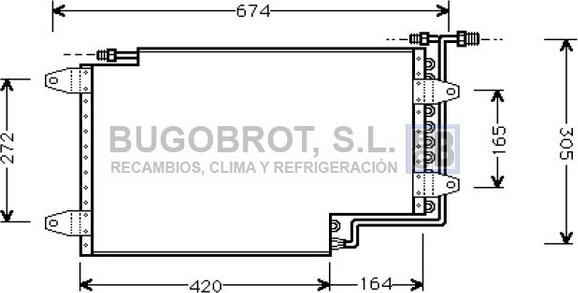 BUGOBROT 62-AI5114 - Condensator, climatizare aaoparts.ro
