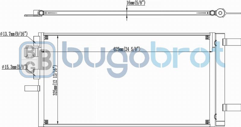 BUGOBROT 62-BW9003 - Condensator, climatizare aaoparts.ro