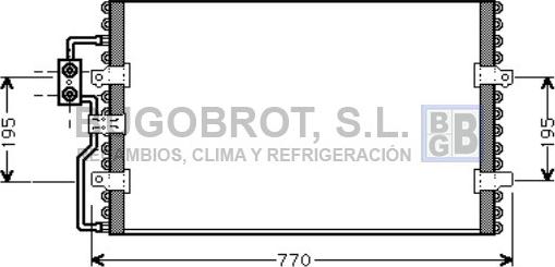 BUGOBROT 62-CN5093 - Condensator, climatizare aaoparts.ro