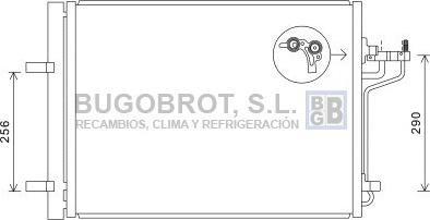 BUGOBROT 62-FD5488 - Condensator, climatizare aaoparts.ro