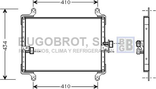 BUGOBROT 62-FT5206 - Condensator, climatizare aaoparts.ro