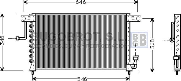 BUGOBROT 62-HY5037 - Condensator, climatizare aaoparts.ro