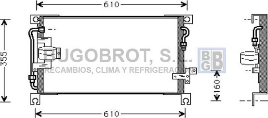 BUGOBROT 62-MT5150 - Condensator, climatizare aaoparts.ro