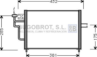BUGOBROT 62-MT5104 - Condensator, climatizare aaoparts.ro