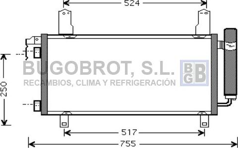 BUGOBROT 62-MZ5157 - Condensator, climatizare aaoparts.ro