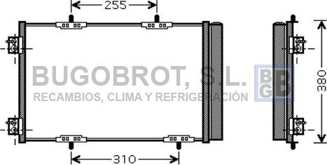BUGOBROT 62-PE5291 - Condensator, climatizare aaoparts.ro