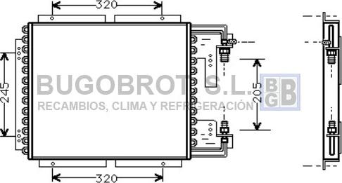 BUGOBROT 62-RT5187 - Condensator, climatizare aaoparts.ro