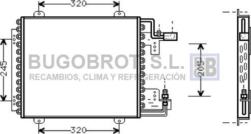 BUGOBROT 62-RT5210 - Condensator, climatizare aaoparts.ro