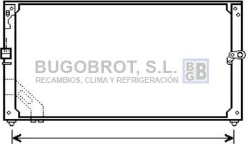 BUGOBROT 62-TO5166 - Condensator, climatizare aaoparts.ro