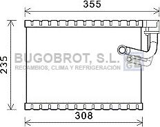 BUGOBROT 70-AIV326 - Evaporator,aer conditionat aaoparts.ro