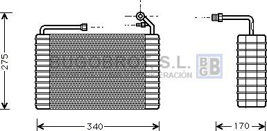 BUGOBROT 70-CTV001 - Evaporator,aer conditionat aaoparts.ro