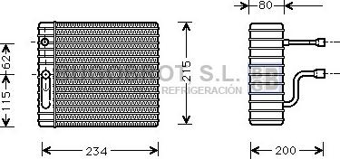 BUGOBROT 70-FDV089 - Evaporator,aer conditionat aaoparts.ro