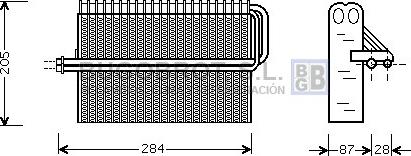 BUGOBROT 70-OLV344 - Evaporator,aer conditionat aaoparts.ro