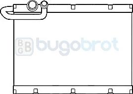 BUGOBROT 70-PEV405 - Evaporator,aer conditionat aaoparts.ro