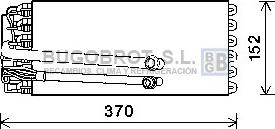 BUGOBROT 70-RTV480 - Evaporator,aer conditionat aaoparts.ro