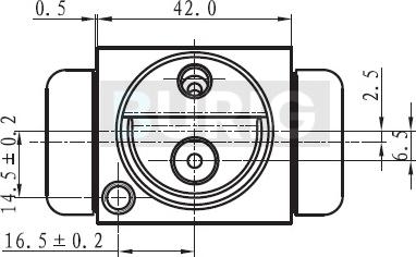 Burig B090014 - Cilindru receptor frana aaoparts.ro
