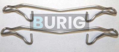 Burig B06C0008 - Set accesorii, placute frana aaoparts.ro