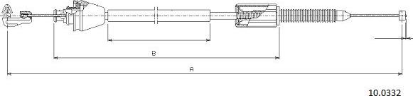Cabor 10.0332 - Arbore tahometru aaoparts.ro