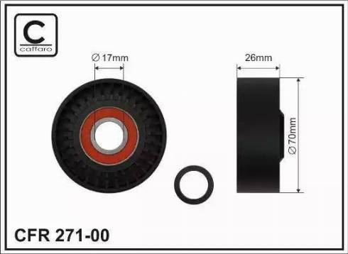 KRAFT AUTOMOTIVE 1220961 - Rola ghidare / conducere, curea transmisie aaoparts.ro