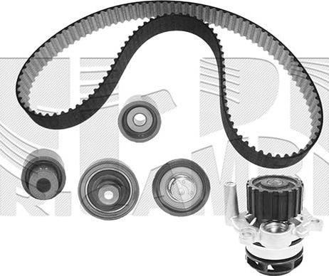 Caliber 0091KWW - Set pompa apa + curea dintata aaoparts.ro