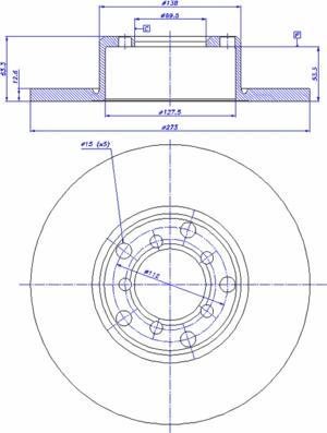 ATE 24.0113-0112.1 - Disc frana aaoparts.ro