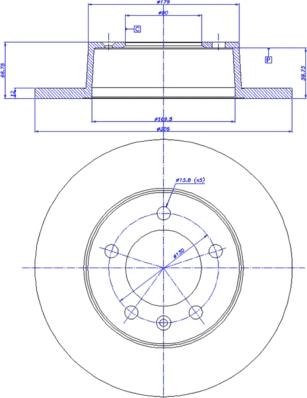 ATE 24.0112-0155.1 - Disc frana aaoparts.ro