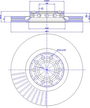 ATE 24.0125-0172.1 - Disc frana aaoparts.ro