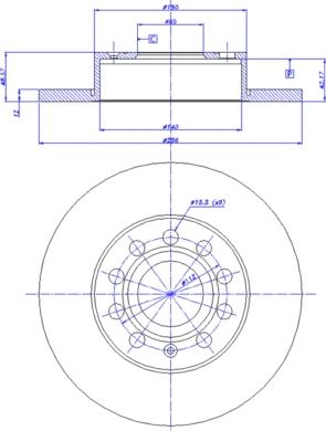 Delphi BG3890-C - Disc frana aaoparts.ro