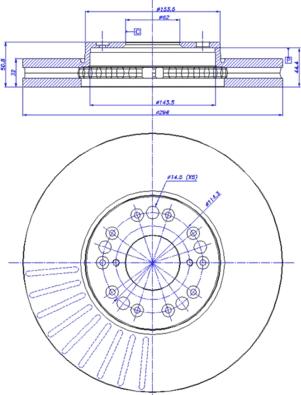 Textar 92237503 - Disc frana aaoparts.ro