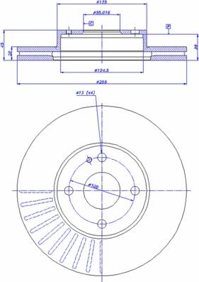 Brake Engineering DI955805 - Disc frana aaoparts.ro