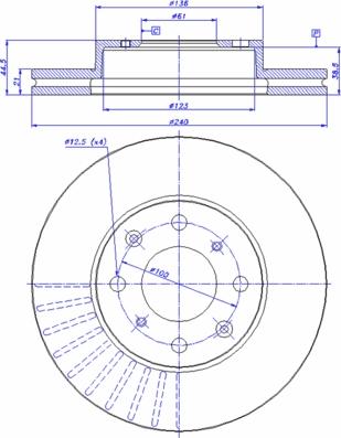 Meyle 31-15 521 0018 - Disc frana aaoparts.ro