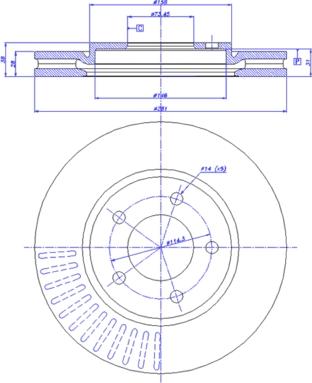 BOSCH 0 986 478 109 - Disc frana aaoparts.ro