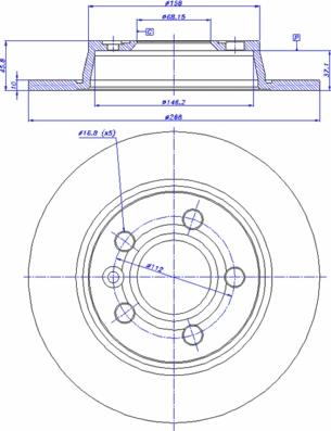 Dr!ve+ DP1010.11.0085 - Disc frana aaoparts.ro