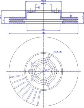 Delphi BG3696 - Disc frana aaoparts.ro