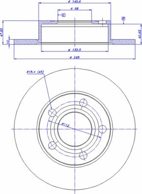 BOSCH 0 986 478 888 - Disc frana aaoparts.ro