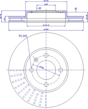 QUARO QD1645 - Disc frana aaoparts.ro